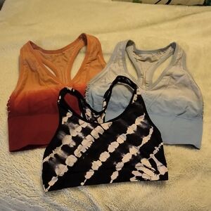 Set Of Three PINK Victoria's Secret Sports Bras